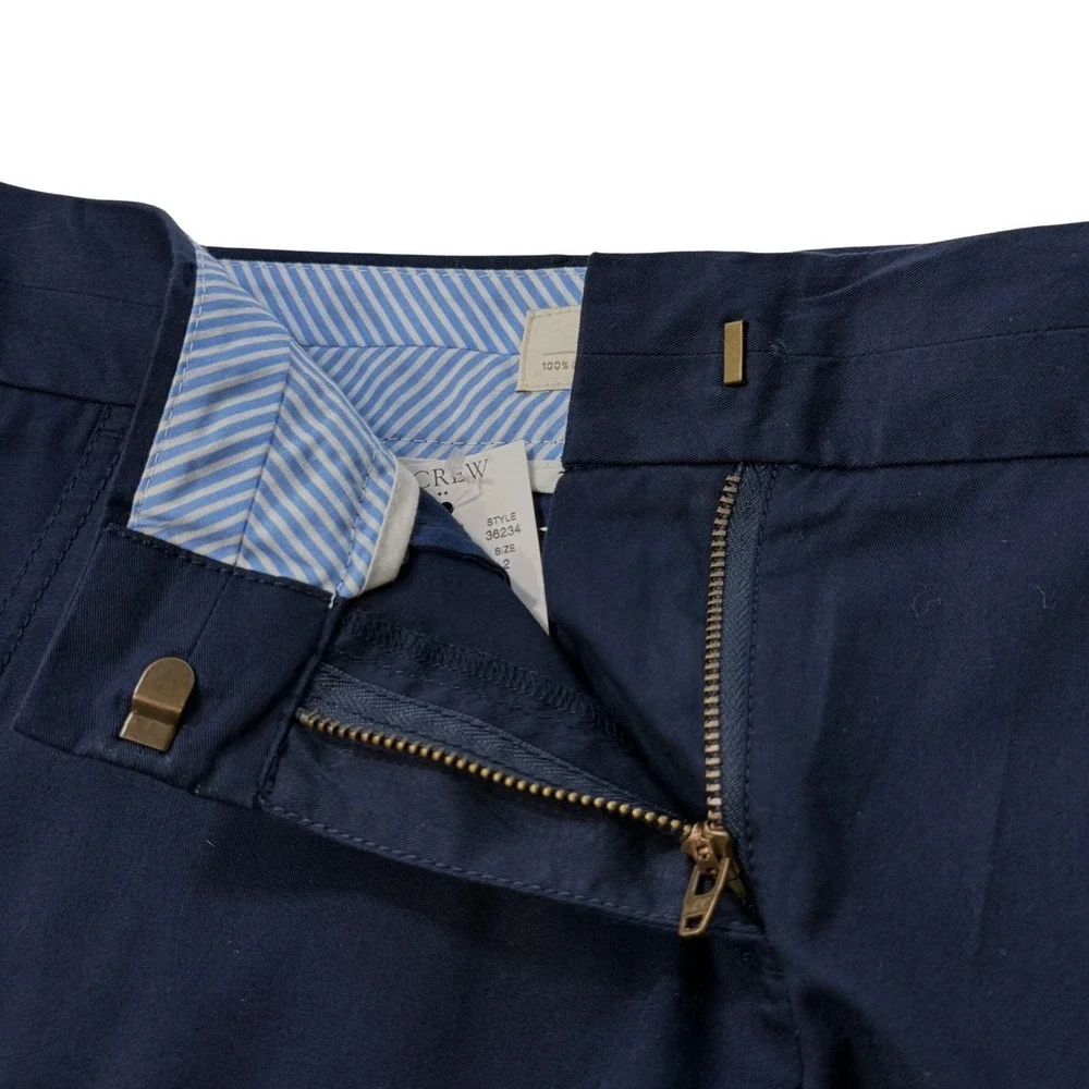 J.Crew Broken-In Chino‎ Shorts Navy Blue Womens 2